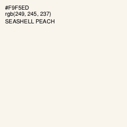 #F9F5ED - Seashell Peach Color Image